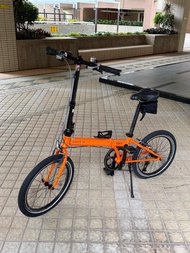 Dahon Launch D8 摺疊單車 橙色 8速 8-speed disc brake folding bike