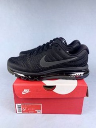 Nike Air Max 2017 全掌氣墊系列跑步鞋 黑色 849559-004 男女款