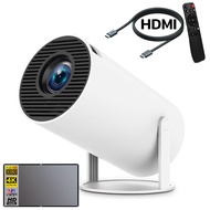 HY300 Pro Projector Android 11.0 เวอร์ชั่น สนับสนุน 4K Full HD 1080P 2.4G และ 5G WIFI การเชื่อมต่อไร