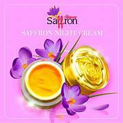 SAFFRON SKINCARE ORIGINAL NIGHT CREAM (20gm) - ORGANIC WITH AYURVEDA AND NATURAL INGREDIENTS