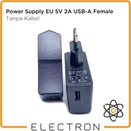 Power Supply EU 5V 2A USB-A Female Charger DC Adapter Batok 5V2A PSU