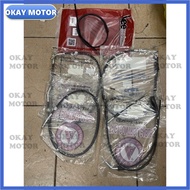 modenas dinamik 120 Clutch Throttle minyak Meter RPM choke Cable tali