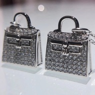 *** Luxury Edition Global Luxury Products Customized Kelly Bags Full Diamond Necklace Female Bags Cl