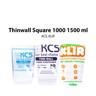 Thinll SQUARE 1ml 1ml | klir dm kcs kiip lux 1 1 ml dessert box kotak