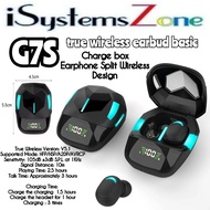 G7S GAME TRUE WIRELESS HEADSET CHARGER DIGITAL BOX EARPHONE SPLIT WIRELESS DESIGN
