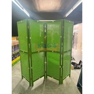 4-fold Synthetic Rattan Partition