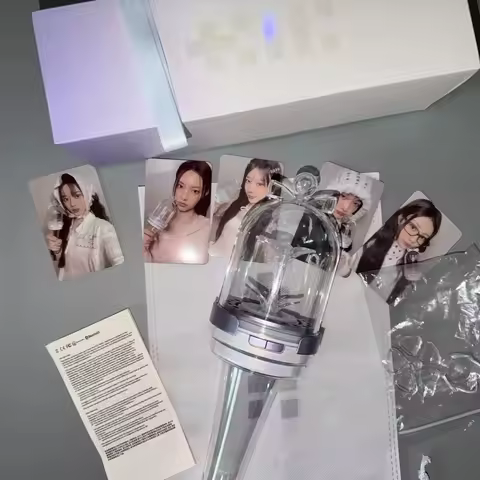 Kpop Idol ILLIT Support Lightstick with Bluetooth Concert Light Stick MINJU MOKA IROHA WONHEE Fans C