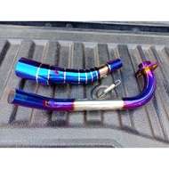 Rainbow Exhaust Pipe MSX125 MSX-sf Demon125 MSX Grom 2-Inch (51 Mm.) Lower Shape