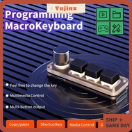 YUJINX  Gaming Keyboard, 3 Keys  Backlit|Mechanical Keyboard,  Mini|Custom Programming Keypad Photos