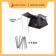 [Clearance] Deer Creek Flysheet Tent Cyclone 2.0 with Pole (Flysheet Only)