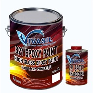 5L-VIVASIL 821 EPOXY PAINT HIGH GLOSS EXTENDED DURABILITY AND HARDNESS FLOOR EPOXY PAINT FOR INTERIOR CONCRETE FLOOR