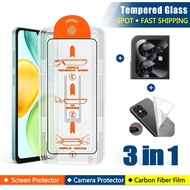 3in1 for Honor 500 Smart HD 9H Tempered Glass For Honor 600 500 Pro 400 200 Smart Lite X9d X7d X8d X