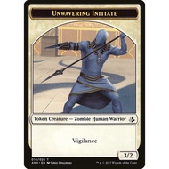 MTG (AKH) - Token Unwavering Initiate 014 (used)