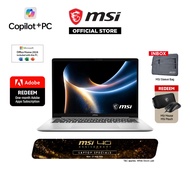 MSI Modern 14S AI+ G3MG-061MY Laptop (U5-322/8GB*2 DDR5/512GB SSD/Intel®  Graphics/14" FHD+/W11H/2YW