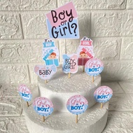 Reveal Gender Cake Topper Reveal Gender Cake Topper/