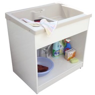 [特價]新式特大型開放款塑鋼洗衣槽 水槽 洗手台-1入