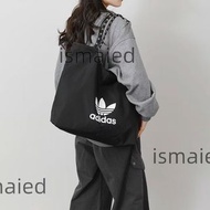 Adidas 阿迪達斯新款女士大容量休閒單肩包簡約百搭手提包戶外運動托特包環保購物袋