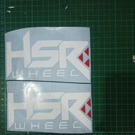 HSR WHEEL Cutting STICKERS