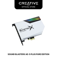 Creative Sound BlasterX AE-5 Plus Pure Edition PCIe Gaming Sound Card Hi-Res DAC, Dolby Digital
