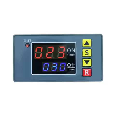 T3231 AC110-220V DC 12/24V Digital Cyclic Time Delay Relay LED Display time Relay Cycle Timer Contro