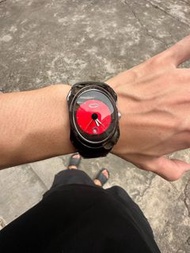 Oakley 時間炸彈手錶紅盤黑殼 千禧年vintage風格 金屬材