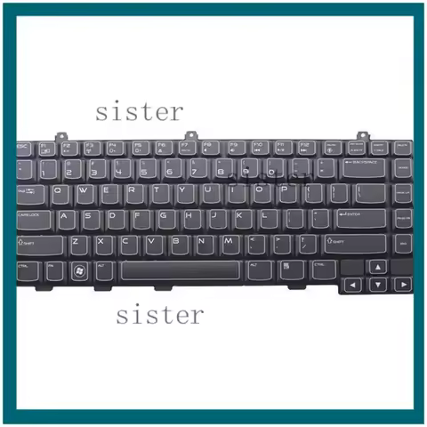 Backlit English US Keyboard For DELL Alienware M14X R1 R2 02M4NW 2M4NW Laptop