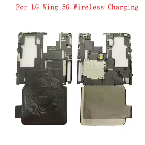 Main Board Cover Frame with Wireless Charging For LG Wing 5G Main Board Cover Module Repair Parts