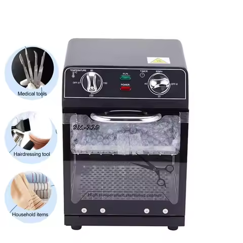 Dry Heat Cabinet For Nail Tool Towel High Temperature Sterilization Box Sterilizer Dry Heat Machine 
