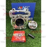 NLK PERFORMANCE LC135 RACING CERAMIC BLOCK WITH FORGED DOME PISTON KIT THRIFT VERSION 57+2MM 63+3MM 