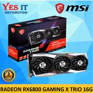MSI Radeon RX6800 / RX 6800 GAMING X TRIO 16G 16GB GDDR6 GRAHIC CARD