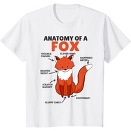 Premium Distro Children's T-Shirt Cute Fox Explanation Anatomy Of A Fox T-Shirt