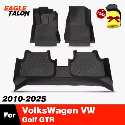 Custom All-Weather TPE Floor Mat For VolksWagen VW Golf 6 7 8 GTR 2008-2025 Carpet Cover Interior Pr