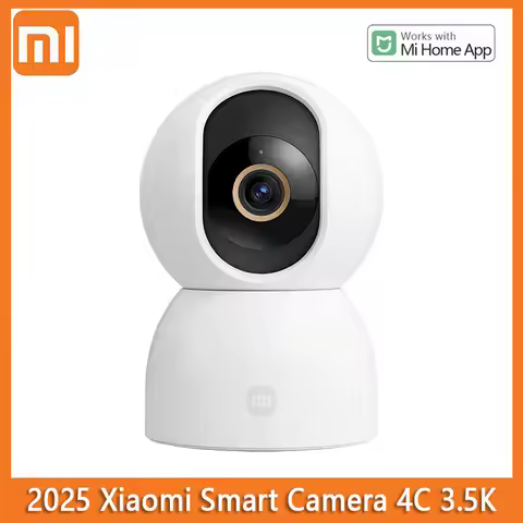 2025 Xiaomi Smart Camera 4C 3.5K AI Detection 6 Million pixels Full Color Night Vision WiFi 6 Home S