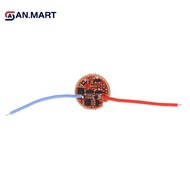 AN.MART 1Pc 5A 3V Flashlight LED Driver 17mm 5 Mode Circuit Board For XHP50.2 MKR XHP70.2 XHP90 Flas