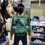Rompi Bodyvest Tactical Airsoftgun Green New Arrival