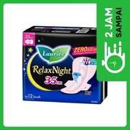 Laurier Pembalut Relax Night Wing 35 cm 12 pcs