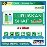 Anti-fade stickers, straight out shave stickers, prayer lines, mosques, prayer rooms