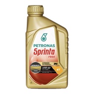 100% Local Original Petronas Sprinta F900 10W‑50 Fully Synthetic F700 4T Motor Engine Oil Minyak Hitam (1L)