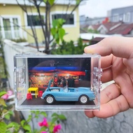 DIORAMA MINIATURE DIECAST DIORAMA MINI WITH ACRYLIC DISPLAY ACRYLIC DIECAST DIORAMA HOTWHEELS