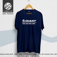 Giant RIDE LIFE RIDE GIANT LOGO Cool Bike Distro T-Shirt