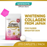 AFC JAPAN Collagen White Beauty Dietary Supplement caplets (For Skin Whitening + Fair &amp; Bright Complexion) 270s