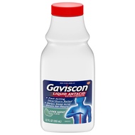 Gaviscon Extra Strength Cool Mint Liquid Antacid For Fast-Acting Heartburn Relief, 12 Ounces