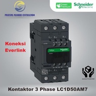 Promo LC1D50AM7 CONTACTOR 3 PHASE 50 AMPERE 22KW 220V SCHNEIDER 3P 50A ORIGINAL Discount