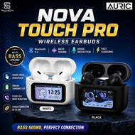 AURIC Nova Touch Pro Wireless Earbuds Bluetooth Touch Screen Headphone Earpod TWS Noise Reduction Fa