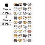 Casing Case Iphone 7 PLUS Iphone 8 PLUS SoftcaseAnticrackMotifKucing33
