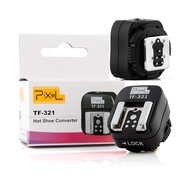 Pixel TF-321 TTL Flash Hot Shoe Hotshoe Adapter Converter For Canon 580EX 550EX 600D 700D 70D 6D 60D 550D 5D Camera and Flashgun