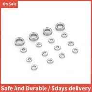 16PCS Steel Bearing 3X6X2mm 6X10X3mm for  C14 C24 B36 MN D90 MN-90 MN99S RC Car Spare Parts Upgrade 