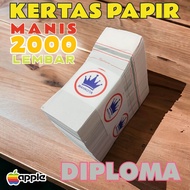 (DISKON) COD Kertas Papir Manis Pabrikan DlPLOMA