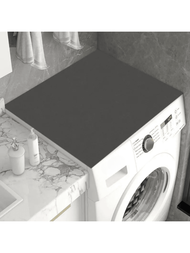 1片洗衣機和烘幹機保護墊,23.6'' X 23.6''珪藻土洗烘機頂部罩,快速乾燥和高吸水洗烘機頂部保護墊