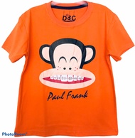 KAOS ANAK PAUL FRANK ORANGE 1-10 TAHUN